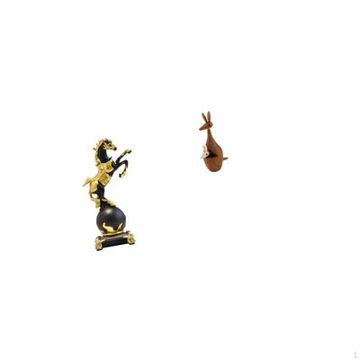 Modern Horse Sculpture Collection Tabletop Ornament Animal Figurine Decorative Centerpiece Bedroom