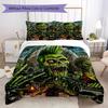 Glam-style horror movie Pattern Bedding,Quilt Set Quilt Cover Pillowcase Home Birthday Gift (1*duvet cover+2*pillowcase,without core)ZSJT0917191