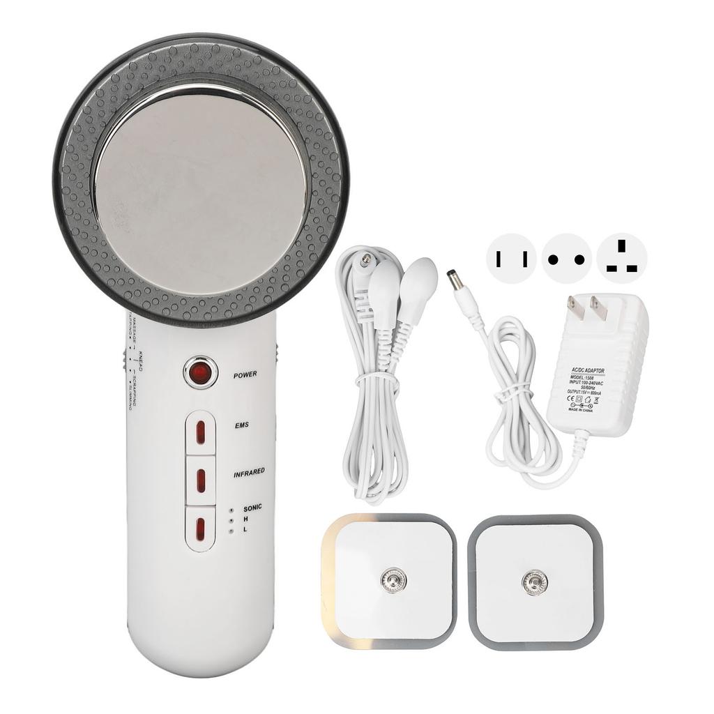 3 In 1 Handheld Body Slimming Machine High Frequency Microvibration 4 LED Lights Body Shaping Device