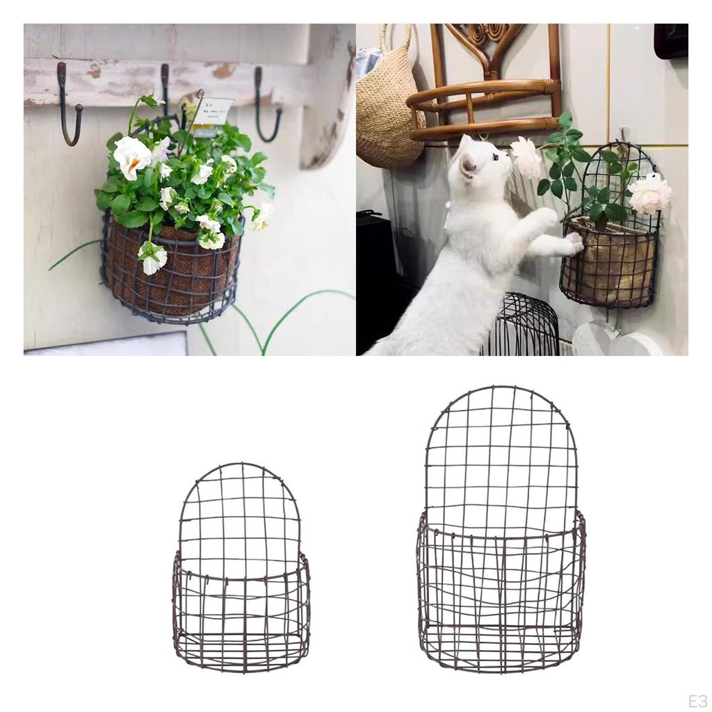 Wiszący kosz do przechowywania i dekoracji do sadzenia kwiatów w pomieszczeniach i na zewnątrz