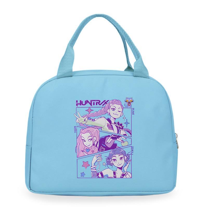 Cartoon Animation Academy Meal Bag Student Thermal Insulation Lunch Box Bag Office Workers Handheld Bento Bag