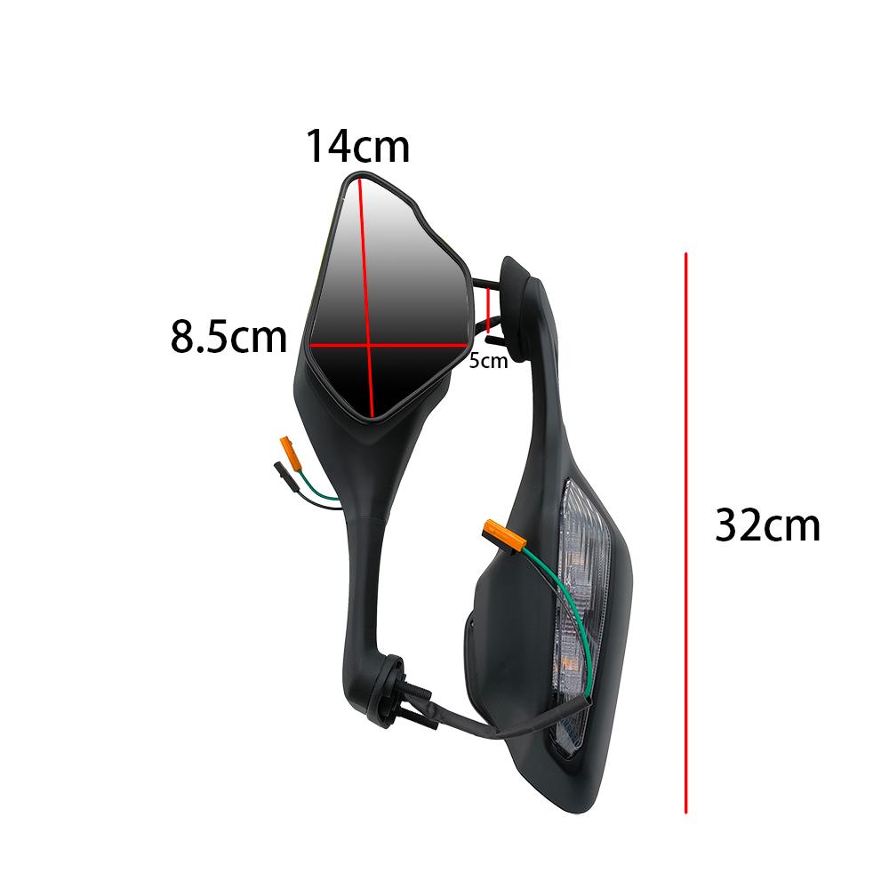 LED Motorrad Spiegel Für Honda CBR1000RR CBR 1000 RR 2017-2024 2018 Blinker