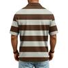 Men's Casual Quick Dry Mesh Golf Polo Shirt Breathable Lightweight Short Sleeve Button Down Collar Top for Outdoor Sports