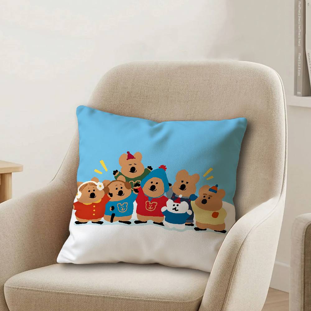 Cartoon D-Dinotaeng Personalized picture text home decorative pillows Household Gifts 45x45cm