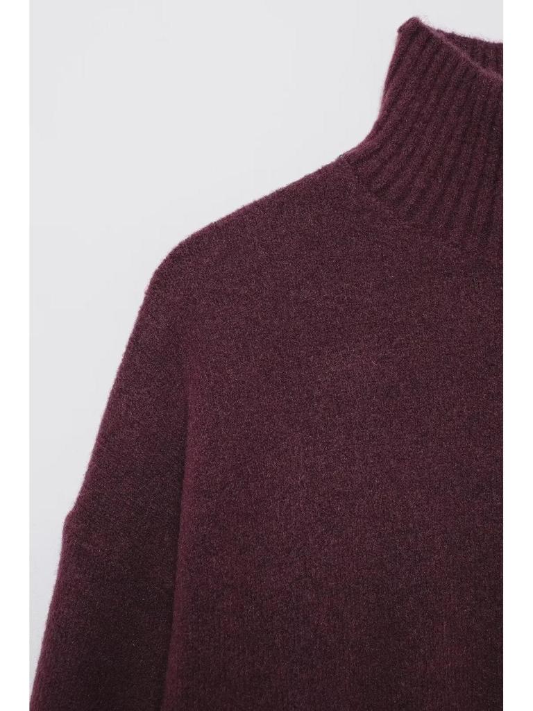 Women's European & American Style High Collar Sweater - Autumn/Winter Fashion