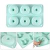 Nonstick Doughnuts Pans 6 Cavity Dessert Cake Silicone Molds Kitchen Baking Biscuits Molds Muffins Cupcakes Making Tray
