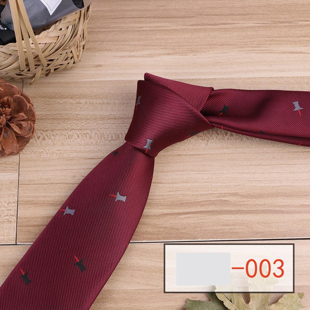 Men's Business Narrow 6cm Polyester Jacquard Hand Tie Beautiful and Most Striking Accessories High Quality Unique