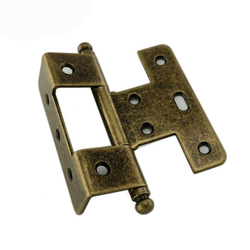 Concealed Triple Fold Hinges Easy Installation Corrosion Resistant Wooden Door Hinges For Foldable Tables Wardrobes