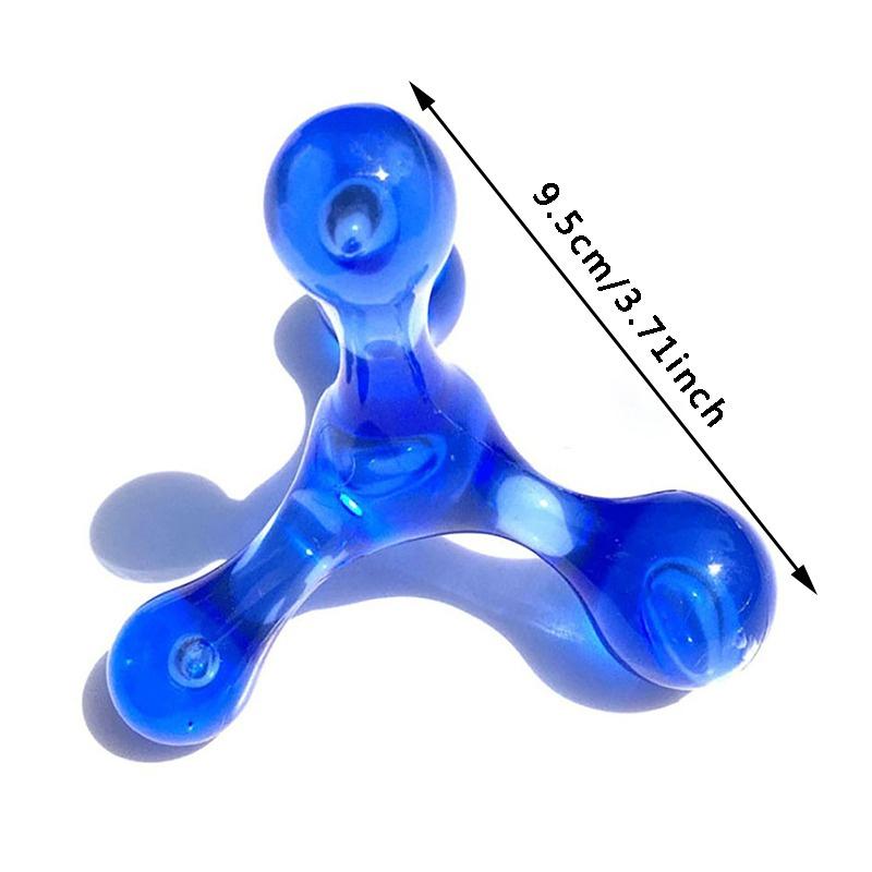 

1 шт. Ручные массажеры, Инструменты, Глубокие ткани спины, 4-ногий Акупрессурный Мягкий Самомассажер, Инструменты для массажа триггерных точек