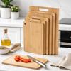 Eco-Friendly Bamboo Wooden Cutting Board Durable Double-sided Cut Meat Chopping Board Portable Vegetable Cutting Board BBQ