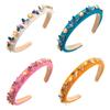Elegant HighSkull Hairband Butterfly Studded Headband French Style Hairhoop for Female Hair Styling Ornaments Girl Gift