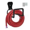Yousheng Wall Mount Garden Hose Holder Stand Strong Load-bearing Easy Installation Heavy Duty Garden Hose Hanger Reel Storage Rack
