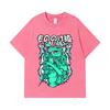 275 GSM Washed T-shirts 100% Cotton Ghibli V5 Princess Mononoke Print Unisex Heavy Cotton T Shirt