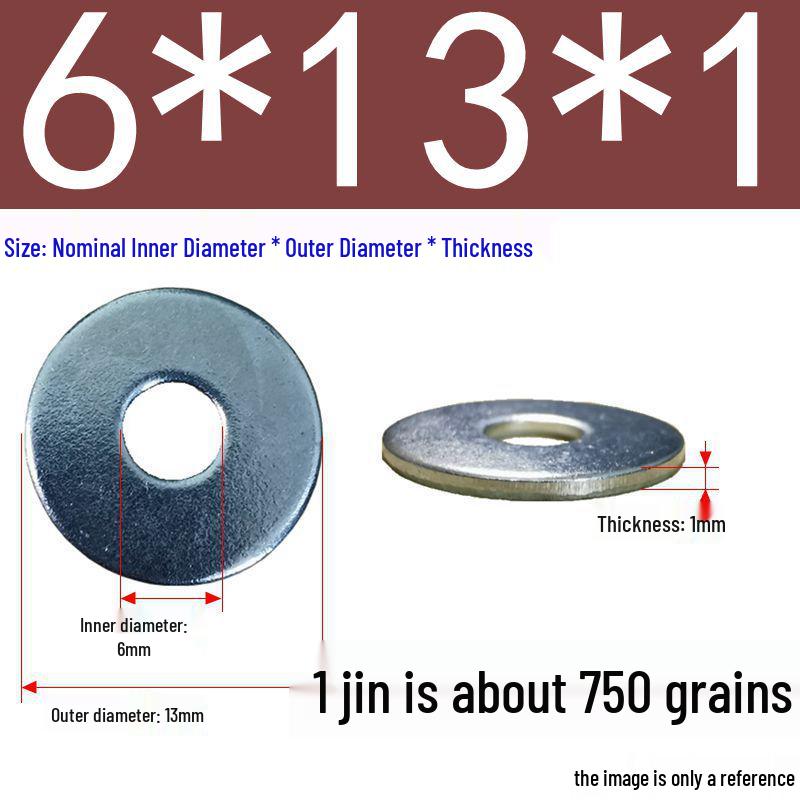 Galvanized Oversized Metal Washers M3-M60