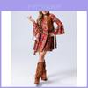 Vintage Hippie Rock Style Costume For Adults And Kids Perfect For Halloween And Festivals
