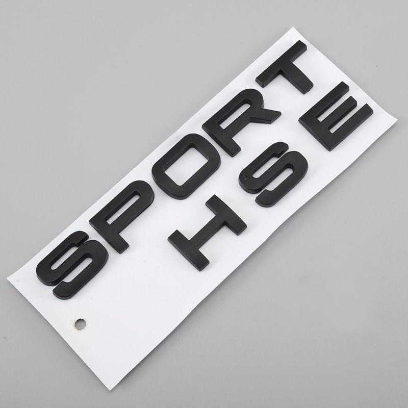 AAYT1 3d ABS Letters SPORT HSE Logo Car Rear Trunk Emblem Badge For Land Range 2014 2006 2009 2018 Sport HSE Sticker Accessories