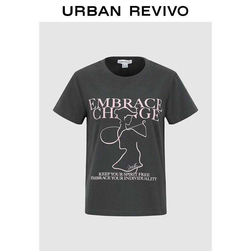 UR2026 Women s Urban Print Cotton T-Shirt L
