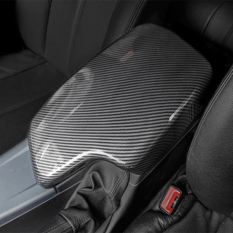 Accessories for BMW 3.4 Series F30 F31 F34 F36 3GT 320i ABS carbon fiber car center console cover armrest box decorative cover