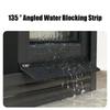 50cm Ainproof Water Backflow Waterproof Baffle Rubber Sealing Strip Water Deflector  Rain Protection