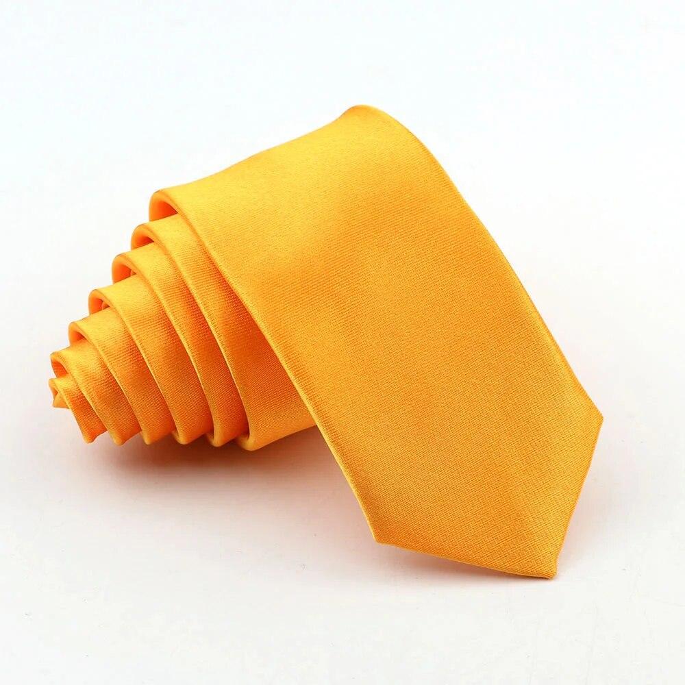 Cravate 5 cm, pour hommes, Angleterre, version étroite, décontracté, groupe de couleurs unies, couleur unie, cravate