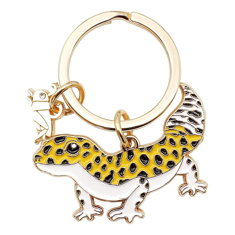 

animal key ring [Leopard lizard] animal cute key ring Z0135/KH