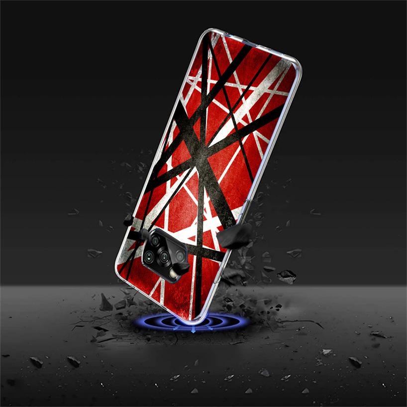 Eddie Van Halen Graphic Guitar Phone Case For Xiaomi Poco X7 X6 X5 Pro F7 Ultra Redmi 15C 15 13C 13 12C 12 10 10A 10C 9 9A 9C 9T