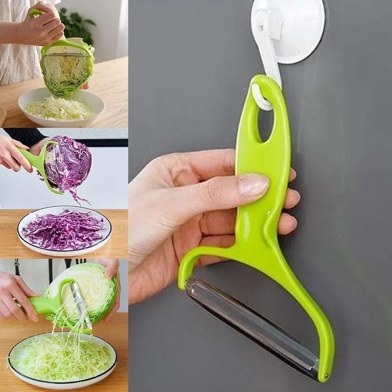 Multi Functional Peeling And Shredding Tool, Food Grade Stainless Steel Shredding Tool, Potato Slicing, Cabbage, Purple Cabbage Shredding Tool