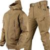 Outdoor  Warm Set Special Forces Camouflage Plush Thickened Coat Autumn And Winter Soft Large Charge Coat