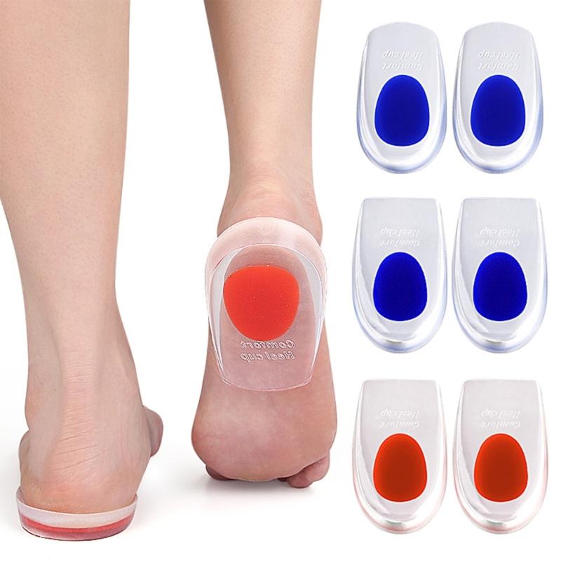 Gel Heel Cushions for Heel Pains Relief, Heel Cushions Inserts Gel Heel Cup Heel Support Pads Heel Inserts for Women Man