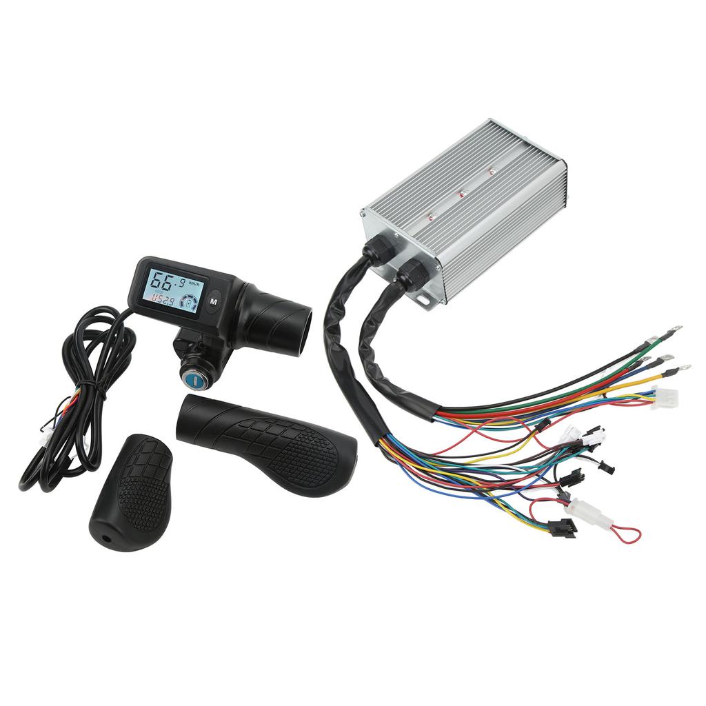 1500W 36V 48V Bürstenloser Motor Controller Set Gashebel LCD Panel mit Sperre Geschwindigkeitsregelung Schalthebel für