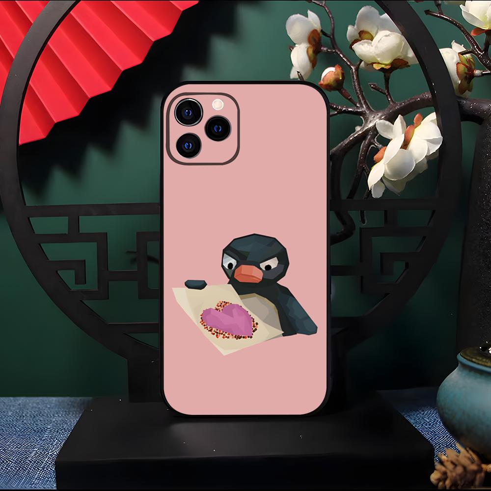 

Cartoon P-Pingu Phone Case For IPhone 17 Pro Max 16 15 14 Pro Max 13 11 X Xs Xr 8 7Plus Silicone Cover iPhone 11 Pro Max