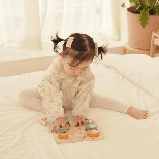 Polarbee Wooden Animal Block Puzzle, Korean Popular Puzzles