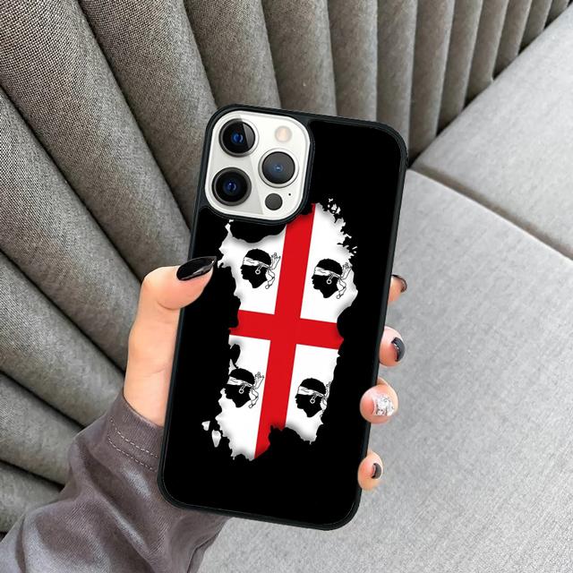 Flag of Sardinia phone Case Cover For iPhone 17 Air 16 15 14 Plus apple 16 11 12 13 Pro Max coque