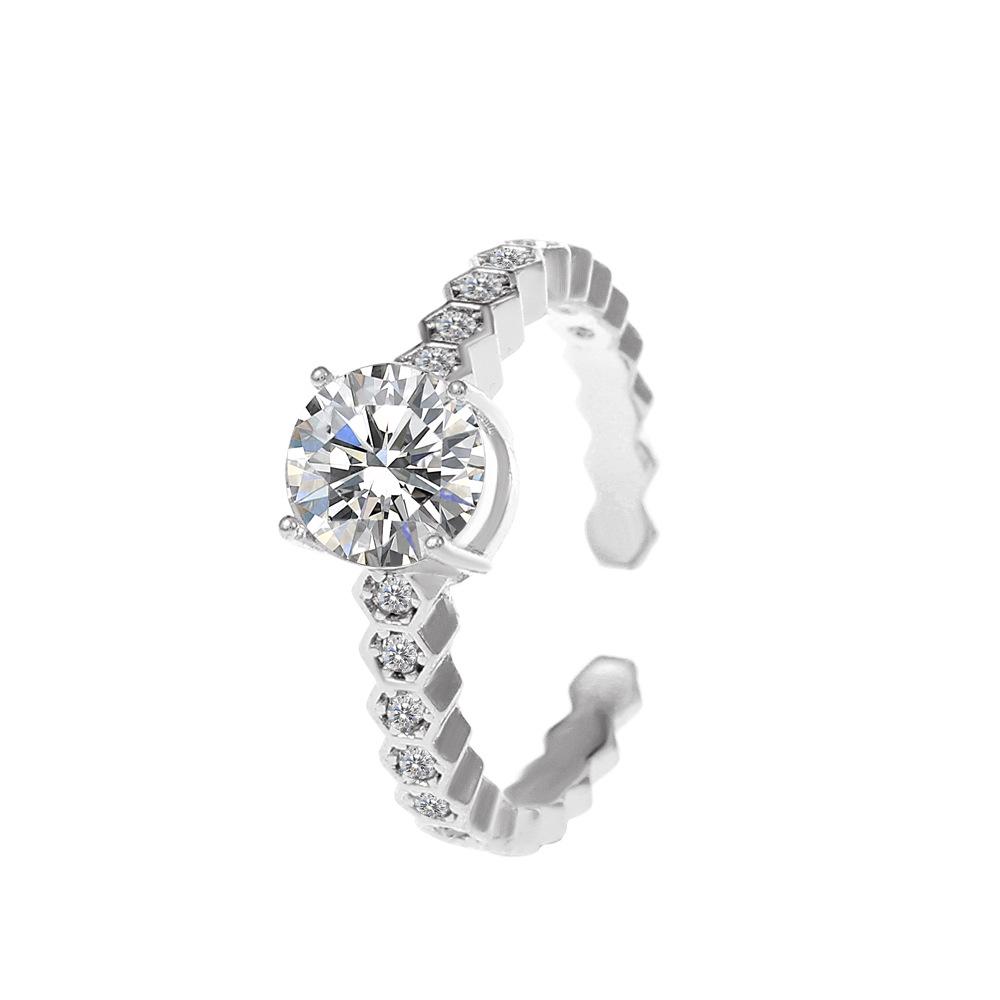 High-End Cross-Border Fashion Bow Ring for Women - European & American Style Open Index Finger Accessory