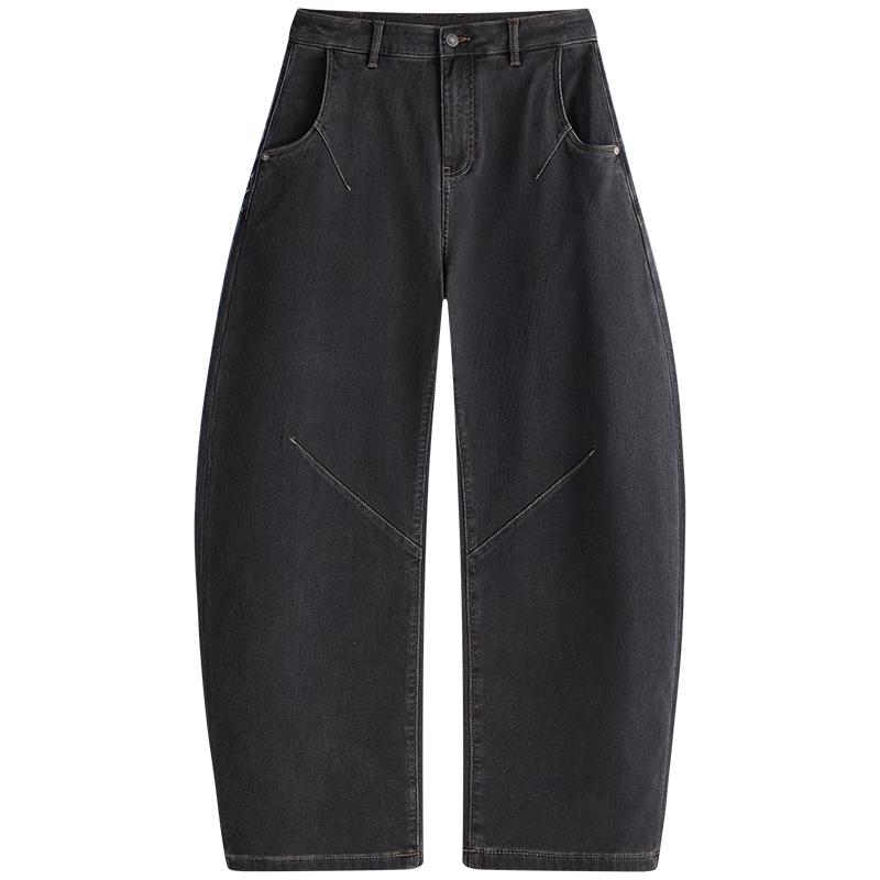 

NVG·YOUNG Мужские широкие джинсы карго из изогнутого денима 38