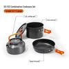 Outdoor Aluminum Portable Cookware Set DS-512: Multi-Person Kettle & Non-Stick Pan for Picnics