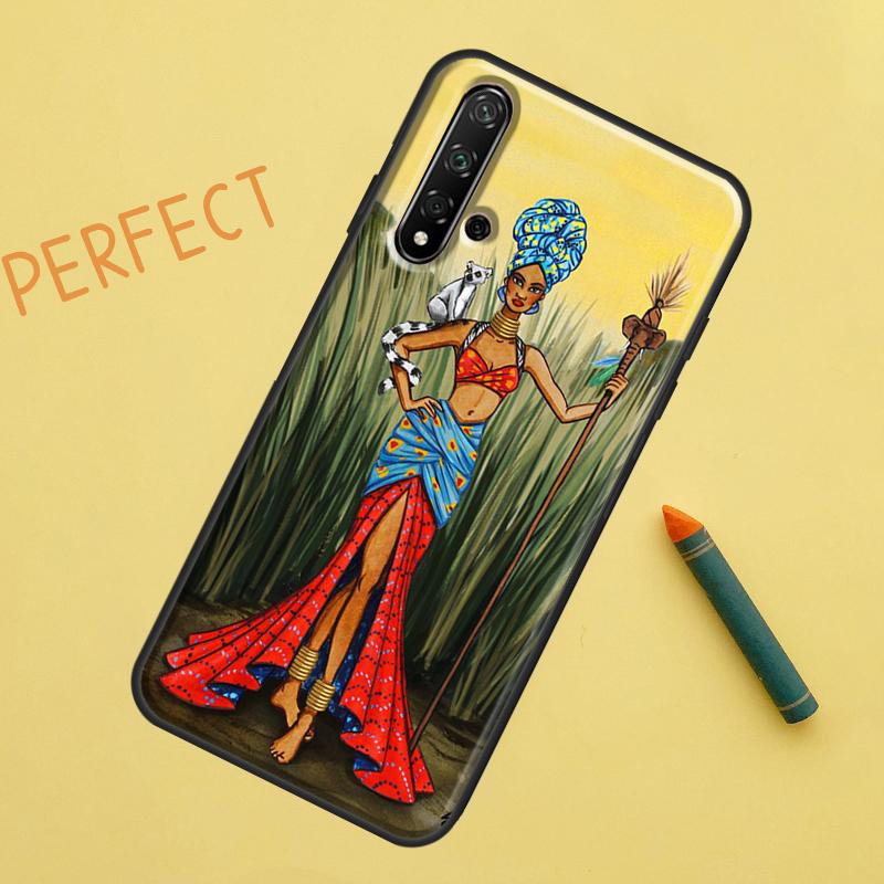 South Africa Woman For Huawei Nova Y91 Y70 Y72 Y73 Y60 Y90 Y61 8i 7i 11i 12i 12s 9 10 SE P20 P30 P40 Lite Case