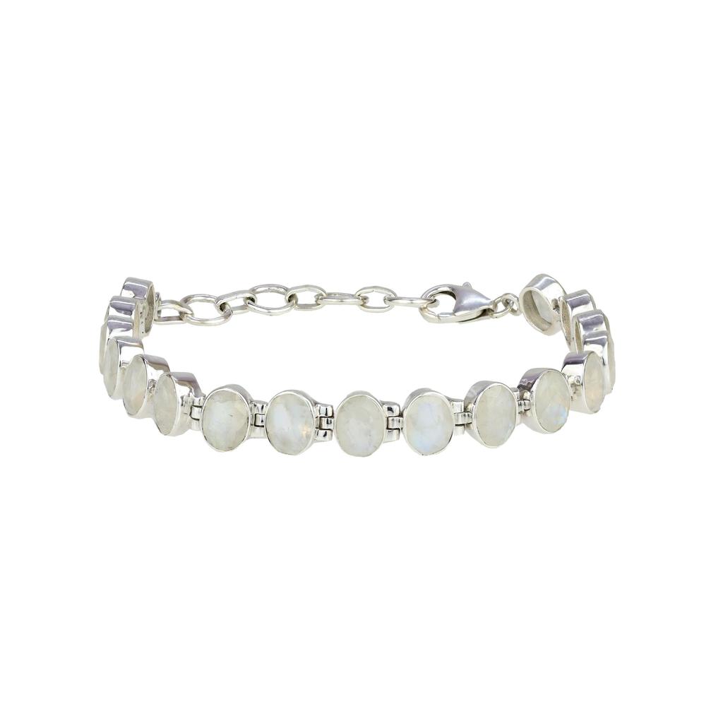 Red Garnet Bracelet: Handmade Sterling Silver Jewelry
