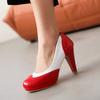 Fashion Shoes Women Black Pumps 2025 Spring Casual Shoes Female High Heels White Red Pink Blue Weding Shoes Plus Size 32-43 Pumps