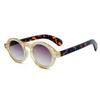 New Fashionable Personalized Round Frame Reading Sunglasses Retro Neutral Premium Multi Color Hd Presbyopia Sunglasses