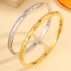 Titanium Steel Rhombus Bright Fashionable Light Luxury High-end Bracelet for Women