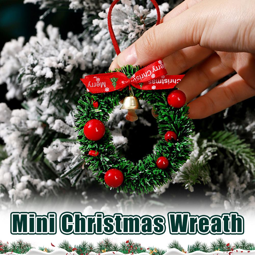 5Pcs Christmas Jingle Bells Christmas Tree Decorations Pendants New Year  Ornament Handmade Diy Iron Bells New Year Gifts