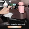 Anpassbarer Auto-Rücksitz-Organizer mit Taschentuchbox, Getränkehalter und Müllbeutel