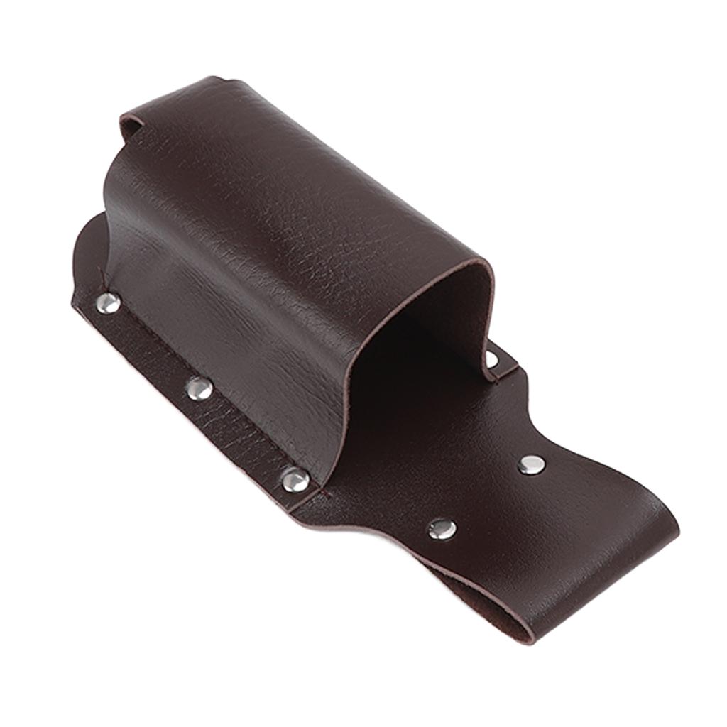 Beer Holders Sleeve for 330ml Beer Bottle PU Leather Belt Beer Bottle Can Holders Pouch for Camping