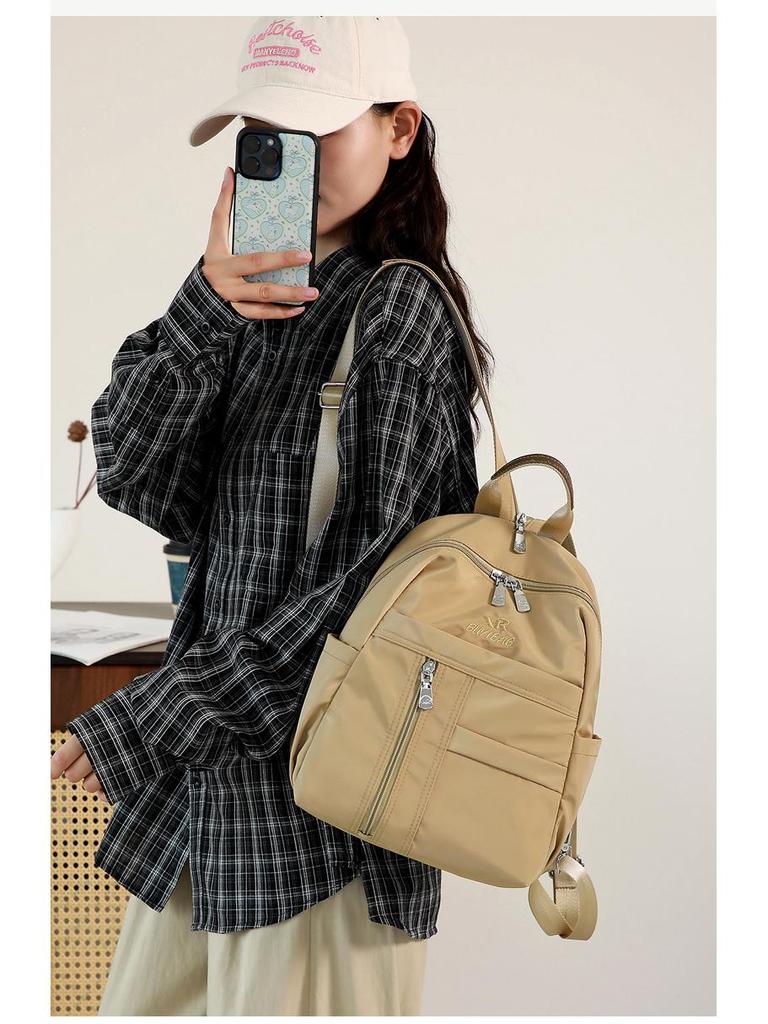 2025 Women's Large Capacity Korean Fashion Backpack: Multifunctional Travel & Commuting Bag