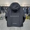 New Men's Spring Workwear Windbreaker: Hooded, Big Pocket, Zipper Pullover, Trendy Casual Loose Jacket