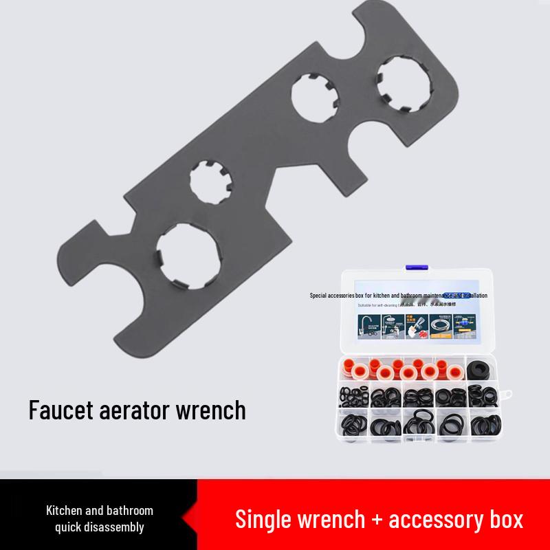 Multifunctional Wrench for Kitchen & Bathroom: Disassembly & Installation Tool for Faucets, Valves, and Aerators.
