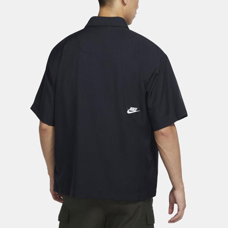 Nike Limited Edition Sports Casual Short Sleeve Shirt Men Tops Black DM7925-010