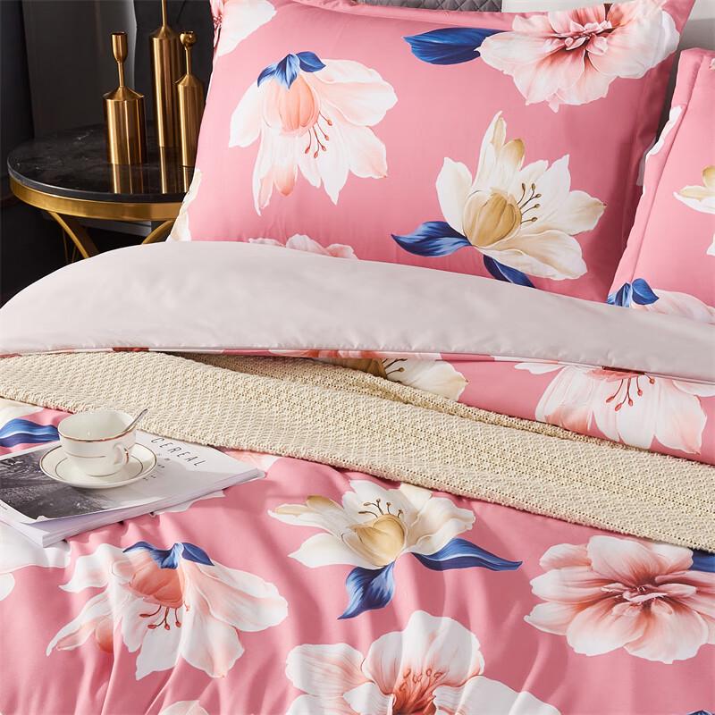 A-TIMES Feidina Brushed Polyester 4-Piece Bedding Set