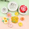 Mini Rose Camellia Flower Silicone Sugarcraft Mold Cookie Cupcake Chocolate Baking Mold Fondant Cake Decorating Tools